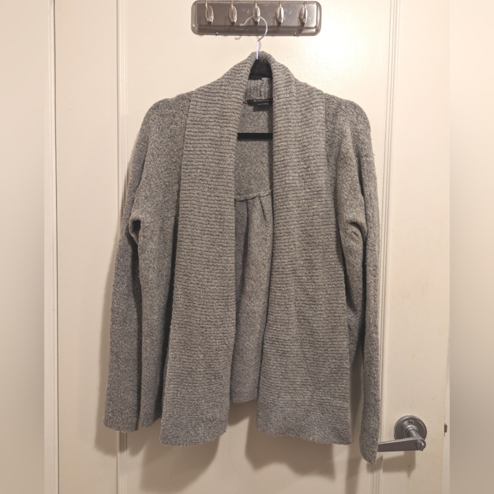 Gray BCBGMaxazria Drape Sweater